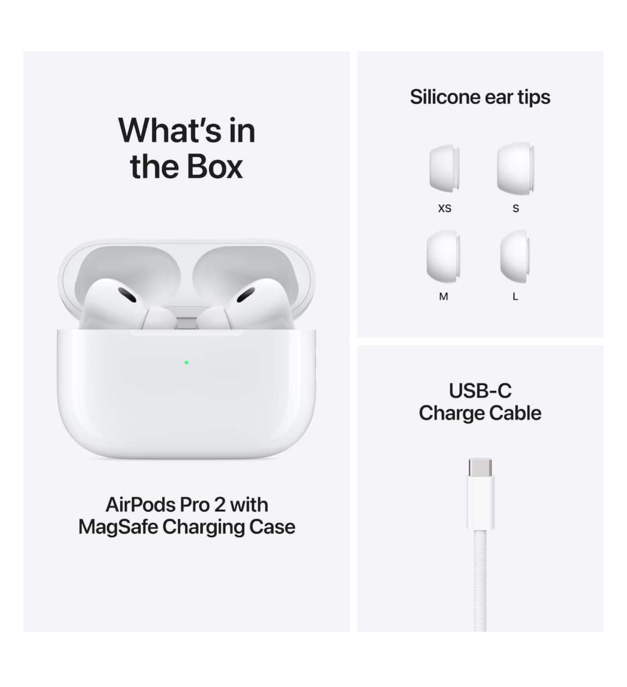 AirPods Pro 2, Wireless Earbuds, Active Noise Cancellation USB-C